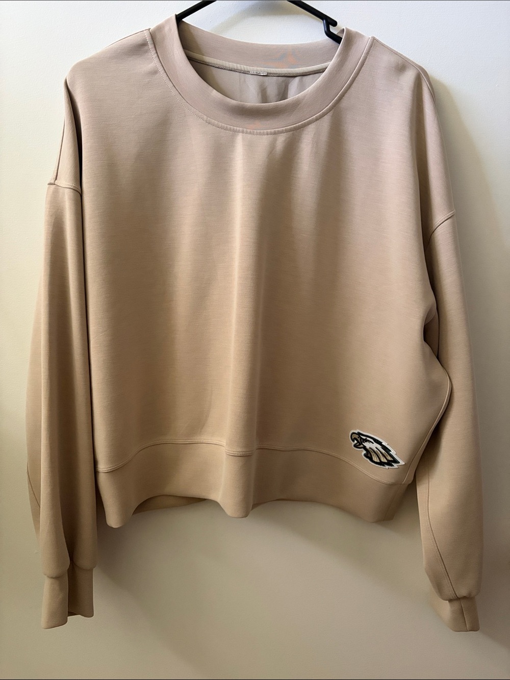 lululemon athletica x Philadelphia Eagles Neutral Beige Boxy Crewneck Sweatshirt